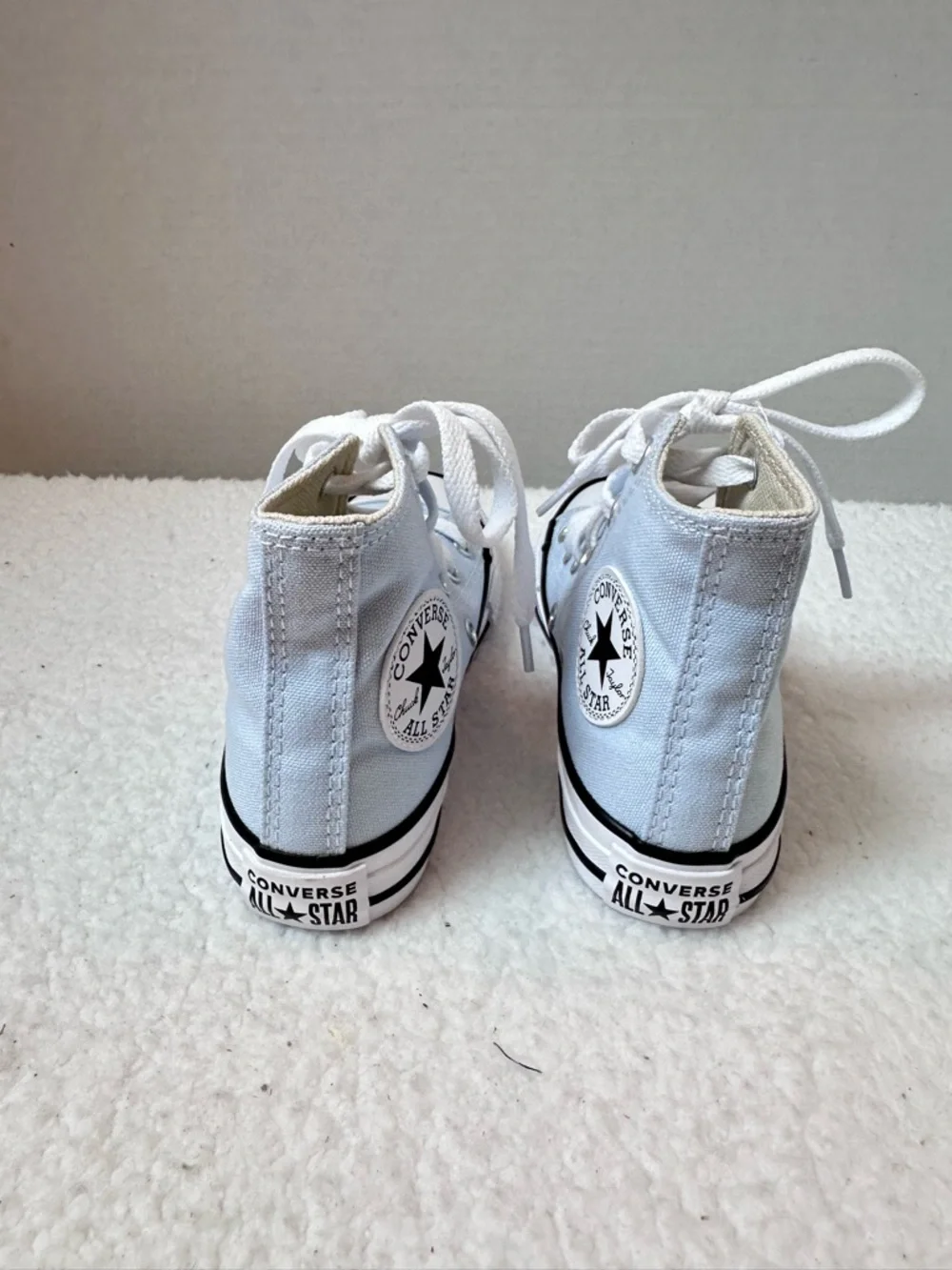 Kids Blue Converse High Top Sneakers